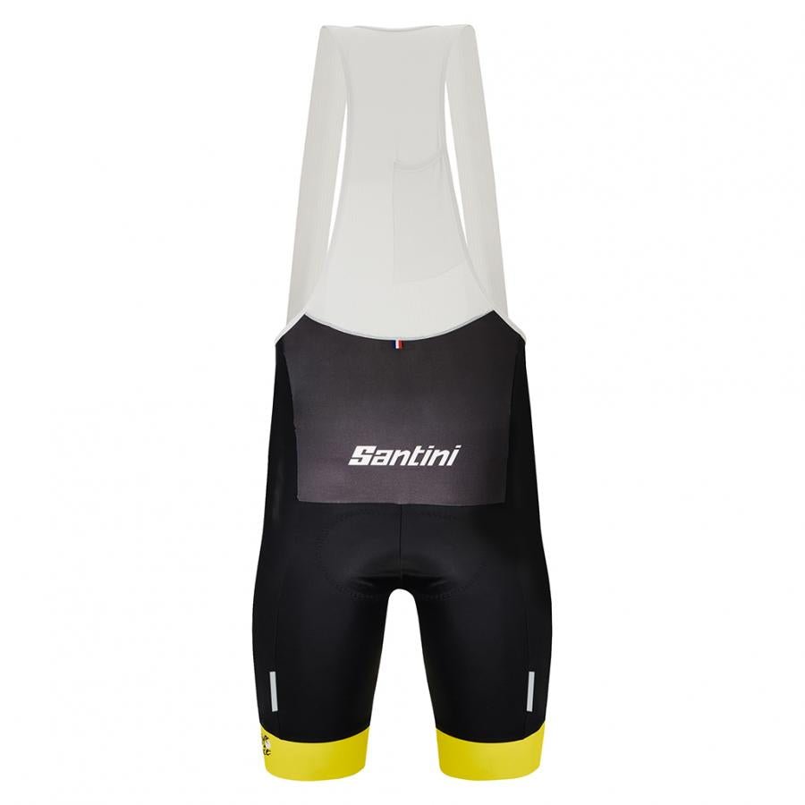 Santini Tour De France GC Leader Pro Bibshorts-Black/Yellow - D Byk Store