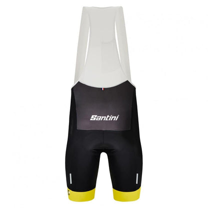 Santini Tour De France GC Leader Pro Bibshorts-Black/Yellow - D Byk Store