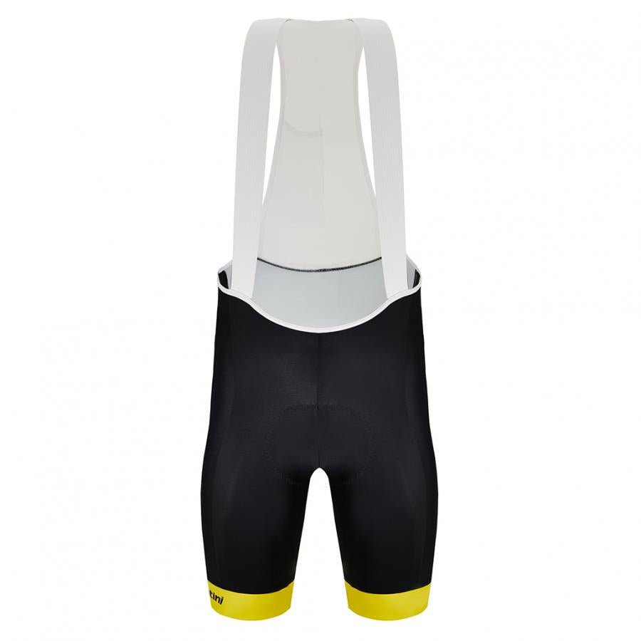 Santini Tour De France GC Leader Pro Bibshorts-Black/Yellow - D Byk Store