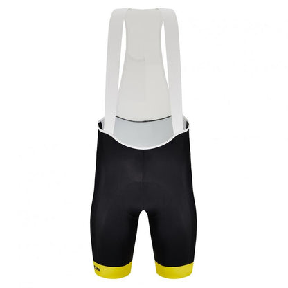 Santini Tour De France GC Leader Pro Bibshorts-Black/Yellow - D Byk Store