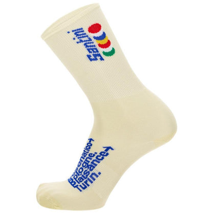 Santini Tour De France Grand Depart Florence Socks-White - D Byk Store