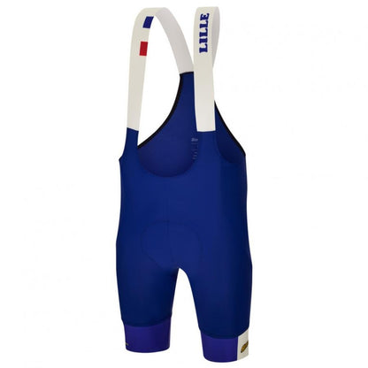 Santini Tour De France Grand Depart Lille Bibshorts-Blue - D Byk Store