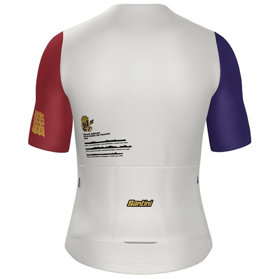 Santini Tour De France Grand Depart Lille Unisex Jersey-Print - D Byk Store