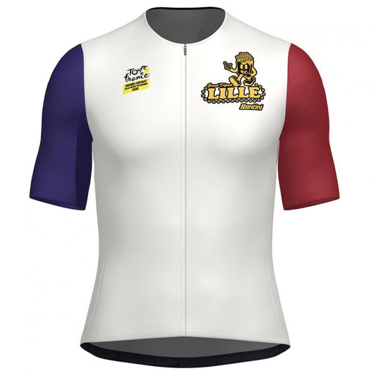 Santini Tour De France Grand Depart Lille Unisex Jersey-Print - D Byk Store