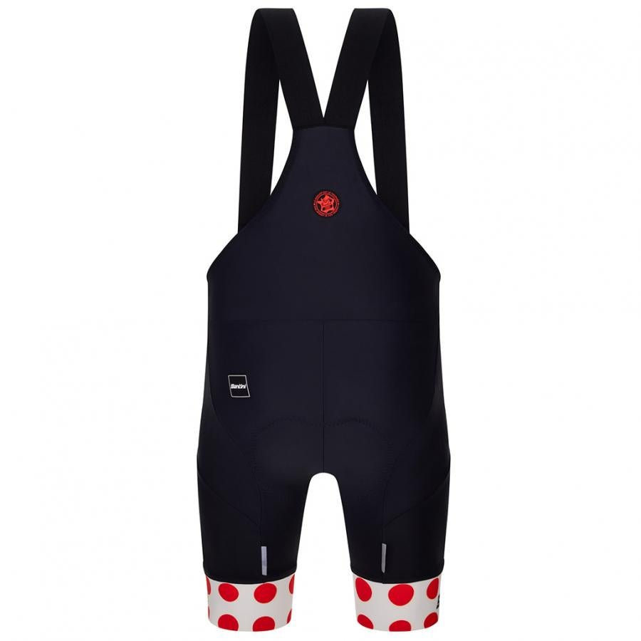 Santini Tour De France King of the Mountains Leader Bibshorts-Black - D Byk Store
