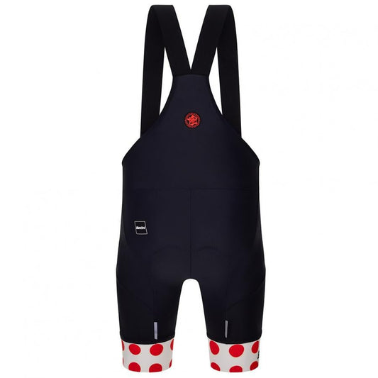Santini Tour De France King of the Mountains Leader Bibshorts-Black - D Byk Store