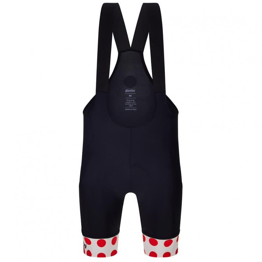 Santini Tour De France King of the Mountains Leader Bibshorts-Black - D Byk Store