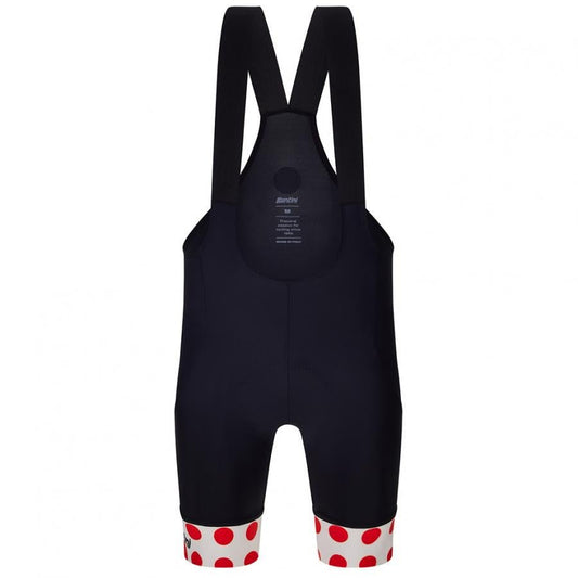 Santini Tour De France King of the Mountains Leader Bibshorts-Black - D Byk Store