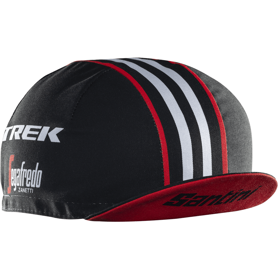 Santini Trek - Segafredo Men's Team Cycling Cap - Black - D Byk Store
