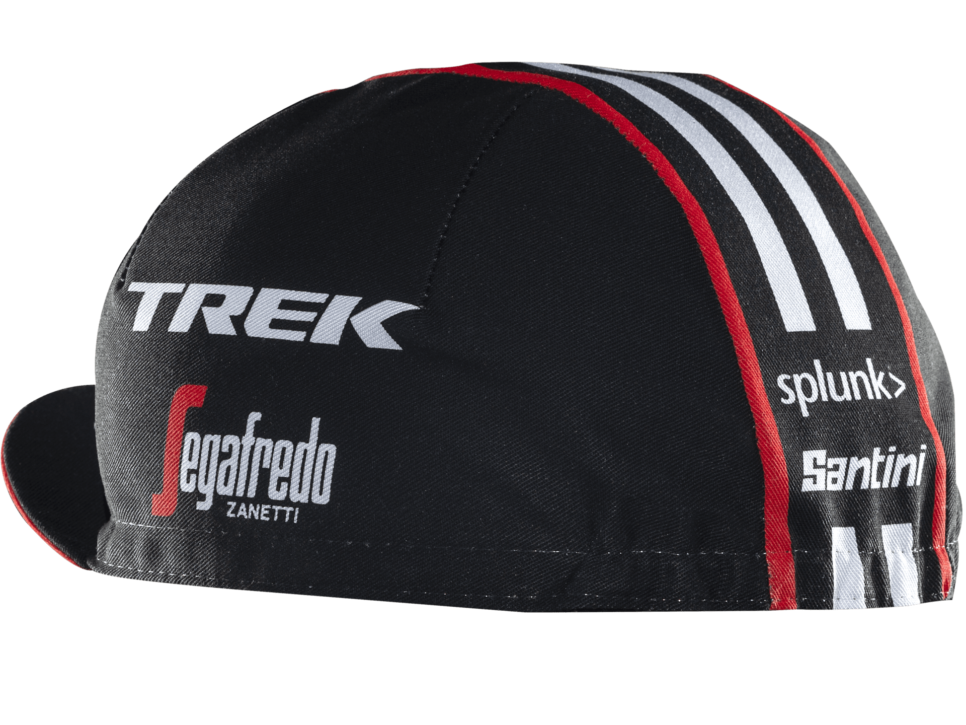 Santini Trek - Segafredo Men's Team Cycling Cap - Black - D Byk Store