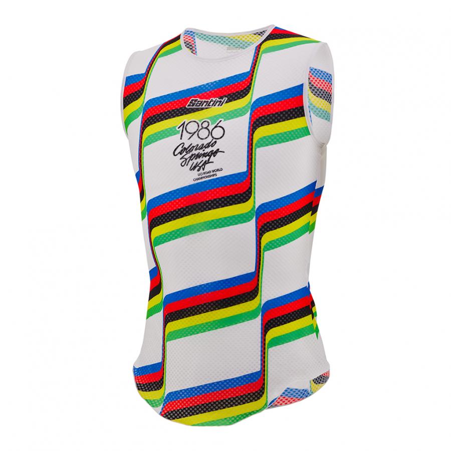 Santini UCI Colorado Springs 1986 Baselayer-Print - D Byk Store
