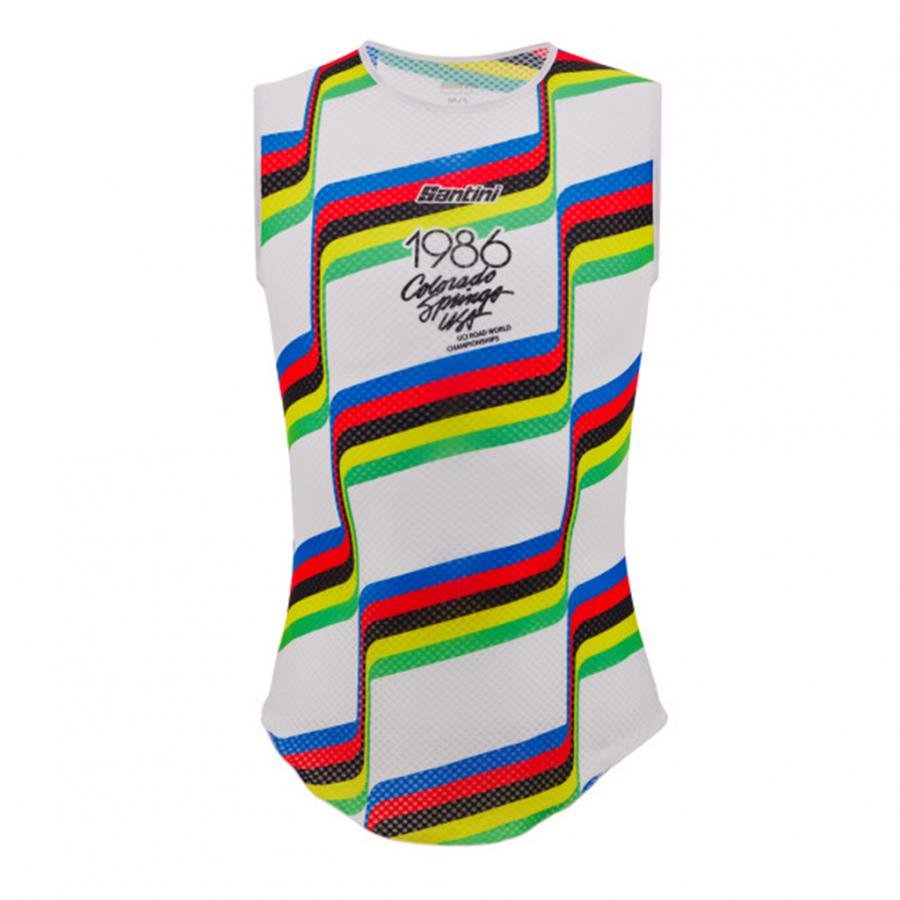 Santini UCI Colorado Springs 1986 Baselayer-Print - D Byk Store