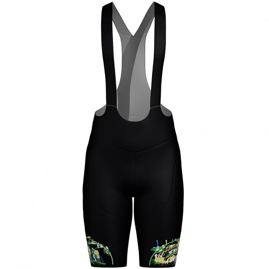 Santini UCI Road World Championships Kigali Bibshorts-Black - D Byk Store