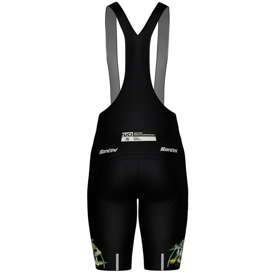 Santini UCI Road World Championships Kigali Bibshorts-Black - D Byk Store