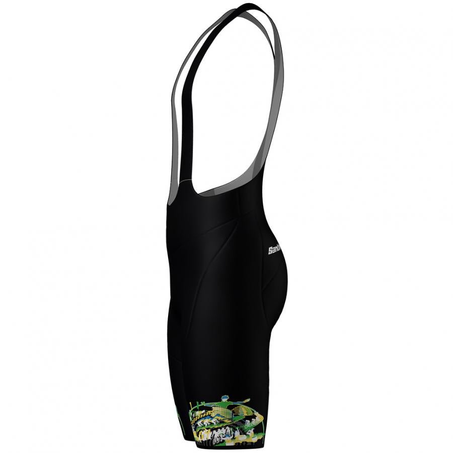 Santini UCI Road World Championships Kigali Bibshorts-Black - D Byk Store