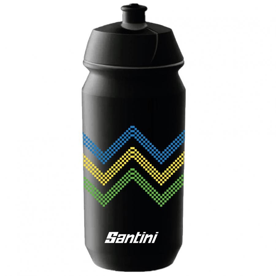Santini UCI Road World Championships Kigali Water Bottle-Black - D Byk Store