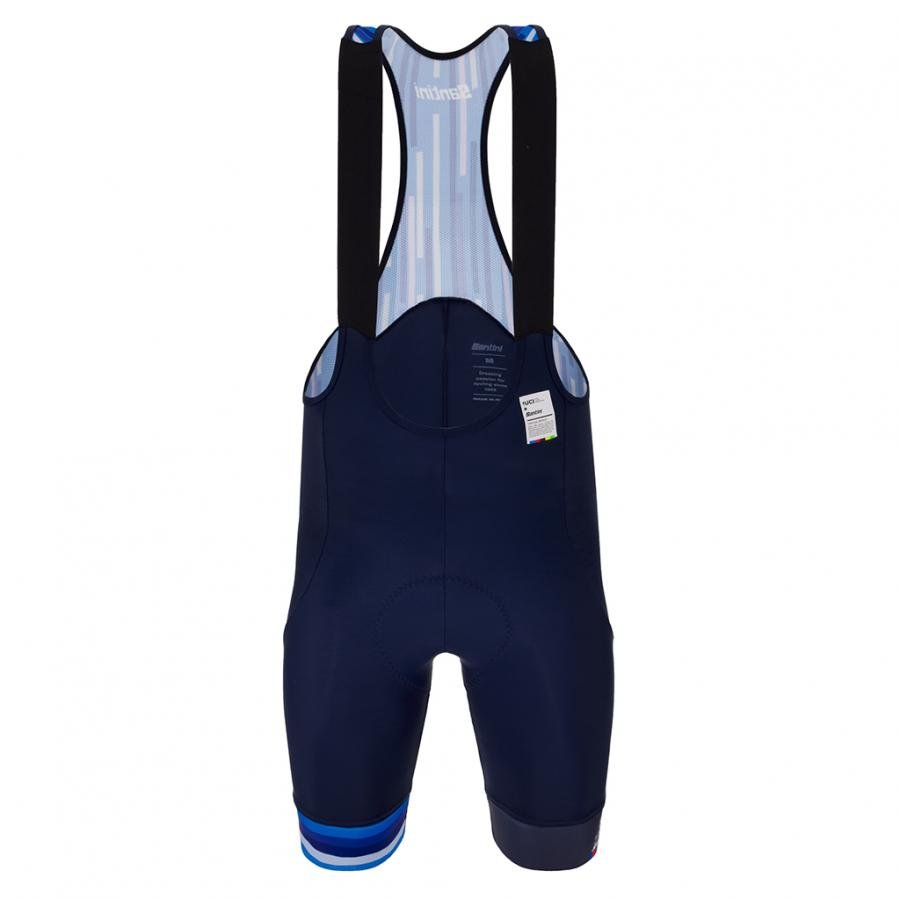 Santini UCI Salo Del Garda 1962 Bibshorts-Navy Blue - D Byk Store