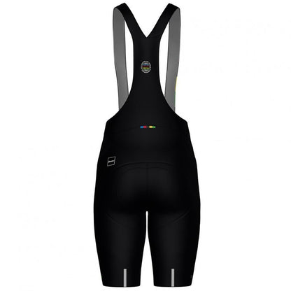 Santini UCI World Champion Mondo Bibshorts-Black - D Byk Store