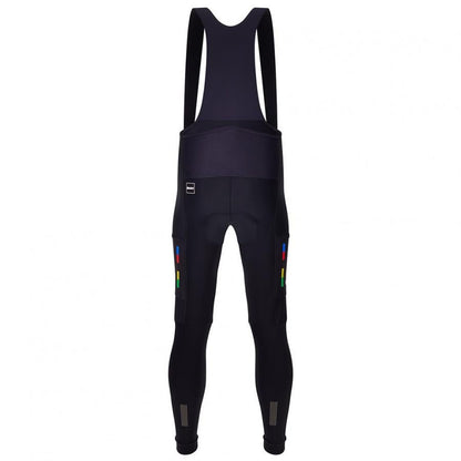 Santini UCI World Champion Mondo Bibtights-Black - D Byk Store