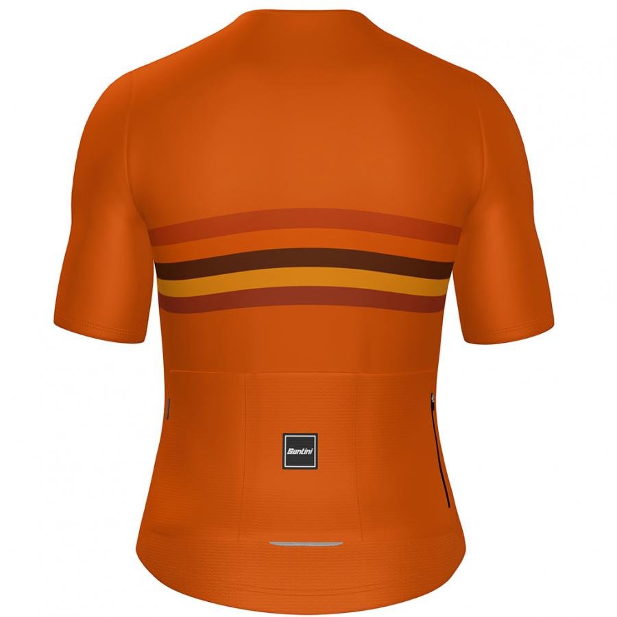Santini UCI World Champion Nations Line Unisex Jersey-Netherlands - D Byk Store