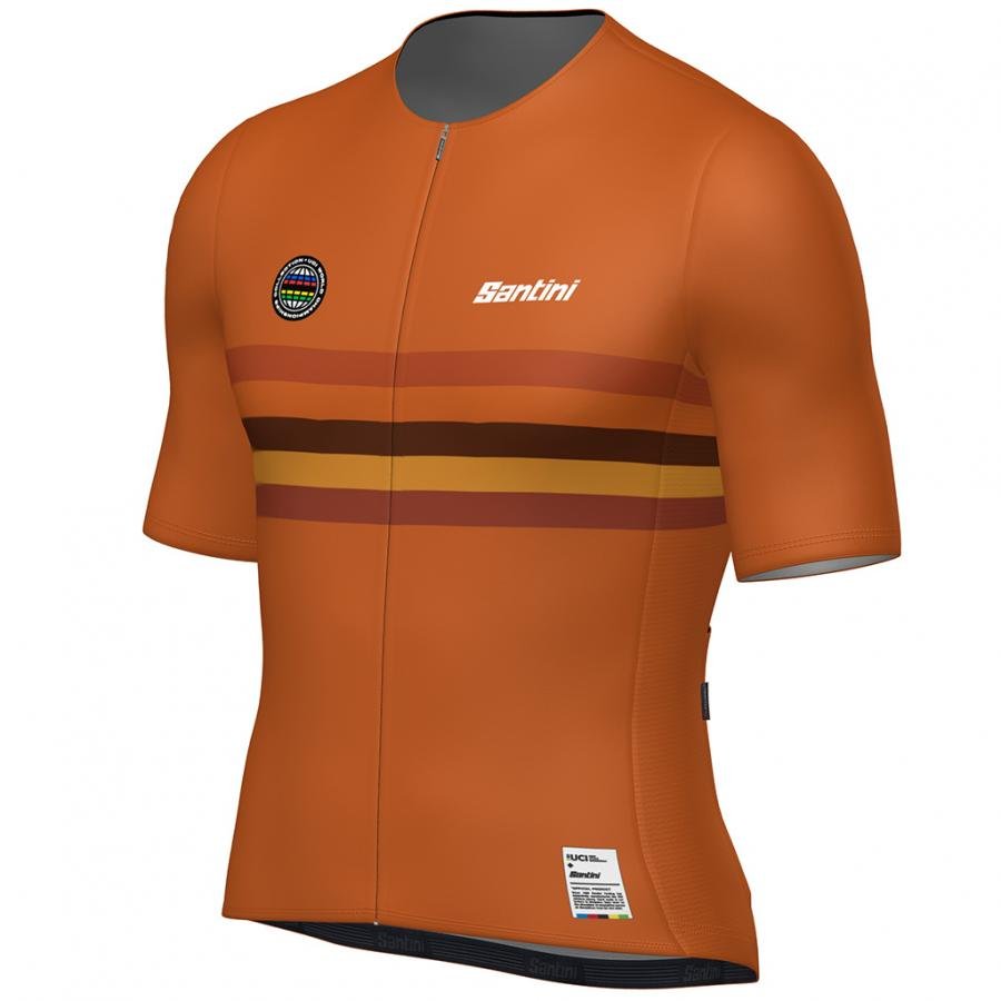Santini UCI World Champion Nations Line Unisex Jersey-Netherlands - D Byk Store