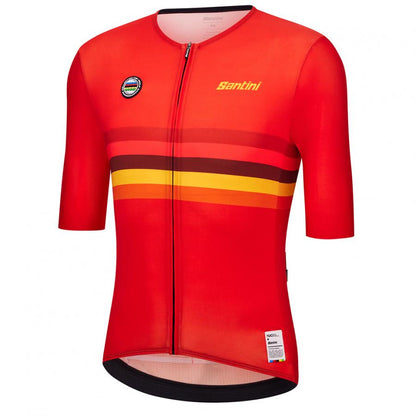 Santini UCI World Champion Nations Line Unisex Jersey-Spain - D Byk Store