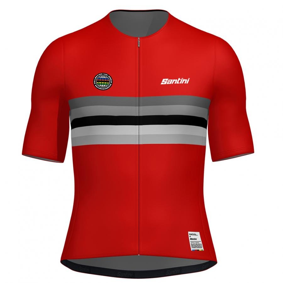Santini UCI World Champion Nations Line Unisex Jersey-Switzerland - D Byk Store