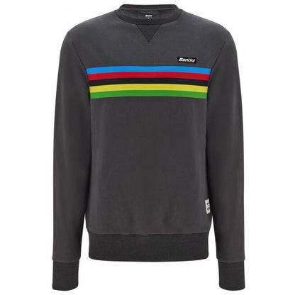 Santini UCI World Champion Sweatshirt-Grey - D Byk Store