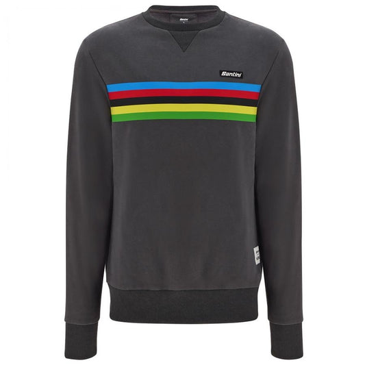 Santini UCI World Champion Sweatshirt-Grey - D Byk Store
