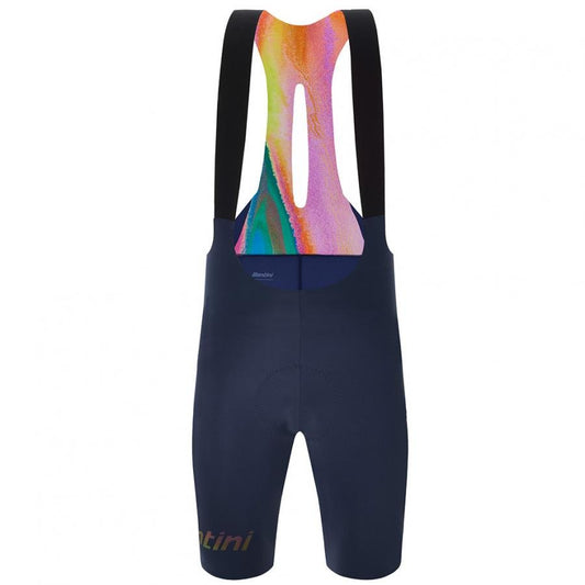 Santini Unico Edge Bibshorts-Navy Blue - D Byk Store