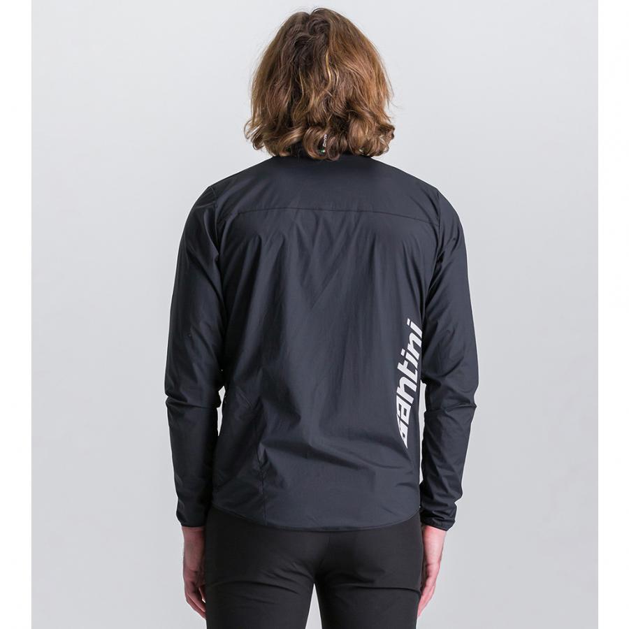 Santini Ventus Wind Jacket-Black - D Byk Store