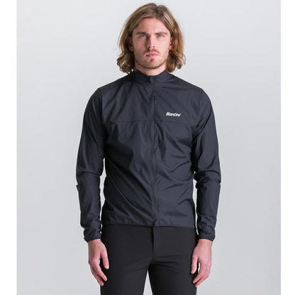 Santini Ventus Wind Jacket-Black - D Byk Store