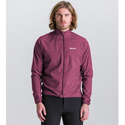 Santini Ventus Wind Jacket-Burgundy - D Byk Store
