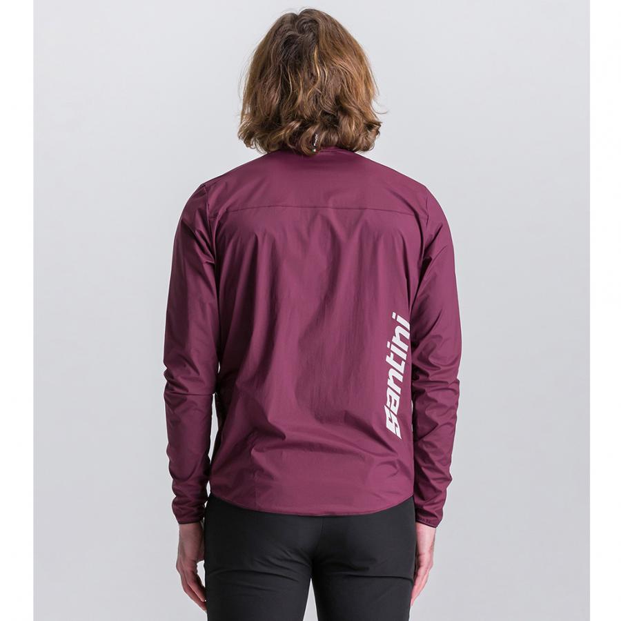 Santini Ventus Wind Jacket-Burgundy - D Byk Store