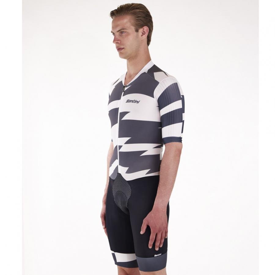 Santini Viper Furia Road Skinsuit-Black - D Byk Store