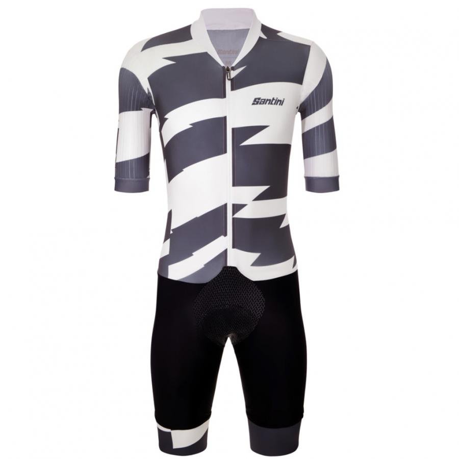 Santini Viper Furia Road Skinsuit-Black - D Byk Store