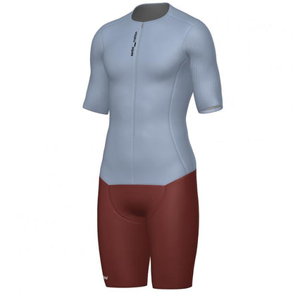 Santini Viper Long Distance Trisuit (Short Sleeve)-Light Blue - D Byk Store