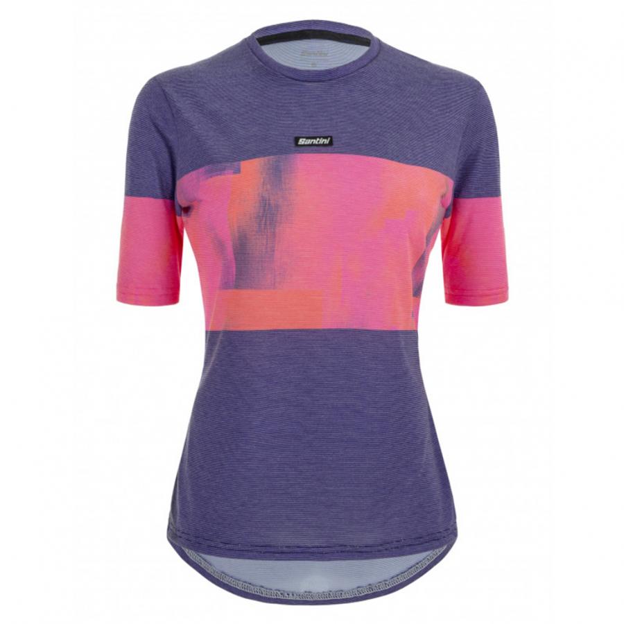 Santini Wmn Forza Indoor Training Tech T-Shirt-Atomic Orange - D Byk Store