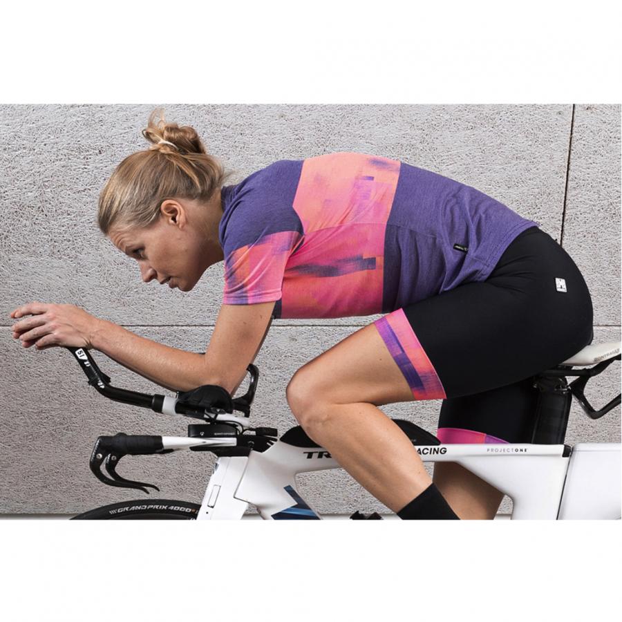 Santini Wmn Forza Indoor Training Tech T-Shirt-Atomic Orange - D Byk Store