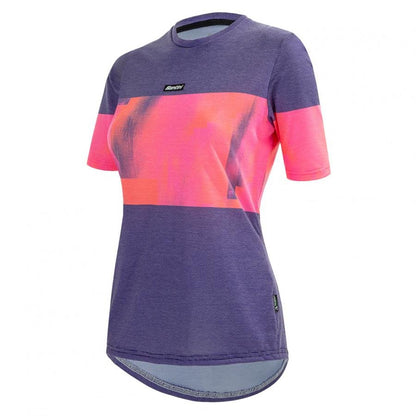 Santini Wmn Forza Indoor Training Tech T-Shirt-Atomic Orange - D Byk Store