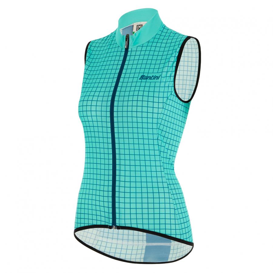 Santini Wmn Nebula Vest-Aqua - D Byk Store