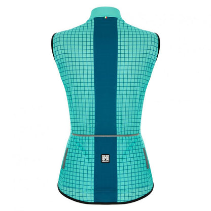 Santini Wmn Nebula Vest-Aqua - D Byk Store