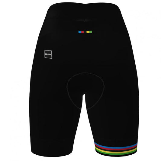 Santini Wmn UCI World Champion Shorts-Black - D Byk Store