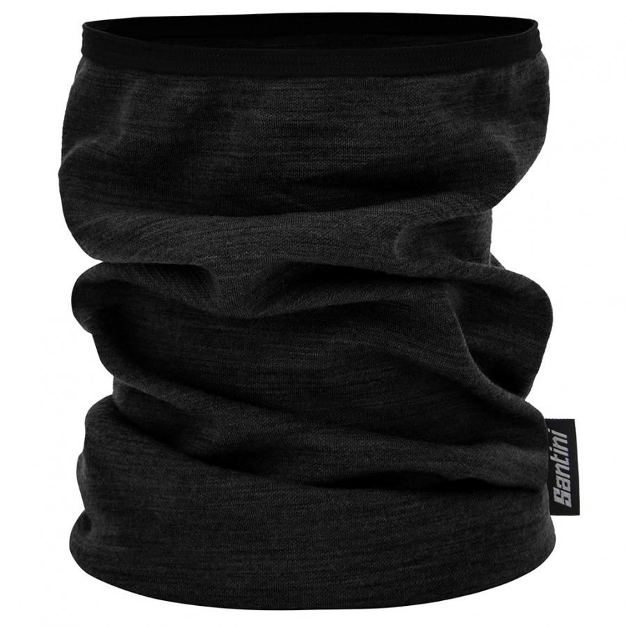 Santini Wool Neck Warmer-Black - D Byk Store