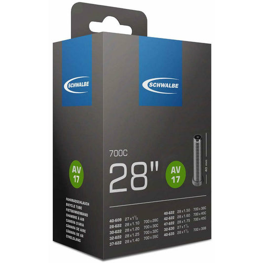 Schwalbe Tube AV 17 700x28 - 45 Schrader - D Byk Store