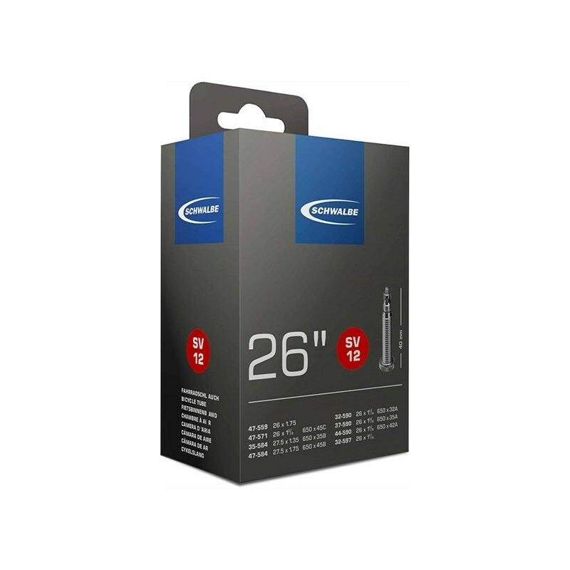 Schwalbe Tube SV 12 26/27.5 Presta Valve - D Byk Store