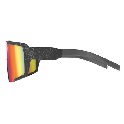 Scott Shield Race - ready Cycling Sunglasses - Marble Black/Teak Chrome - D Byk Store