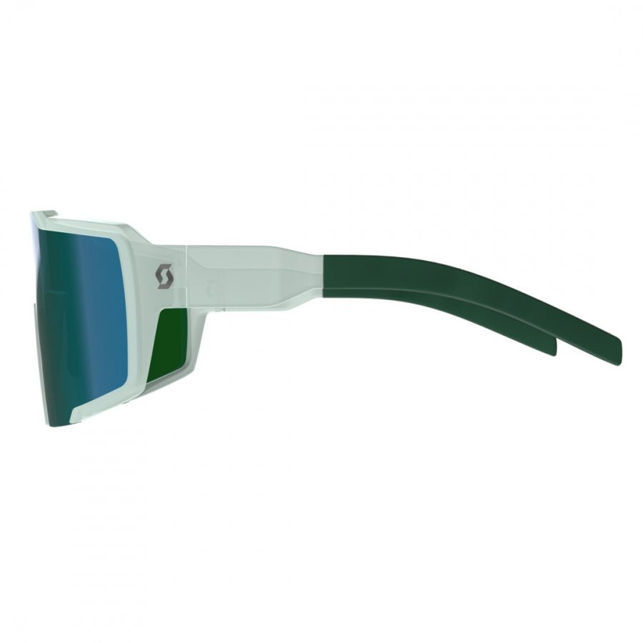 Scott Shield Race - ready Cycling Sunglasses - Mineral Blue/Green Chrome - D Byk Store