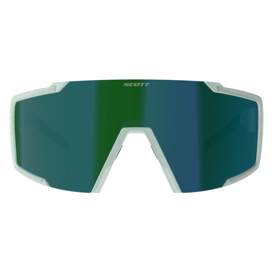 Scott Shield Race - ready Cycling Sunglasses - Mineral Blue/Green Chrome - D Byk Store