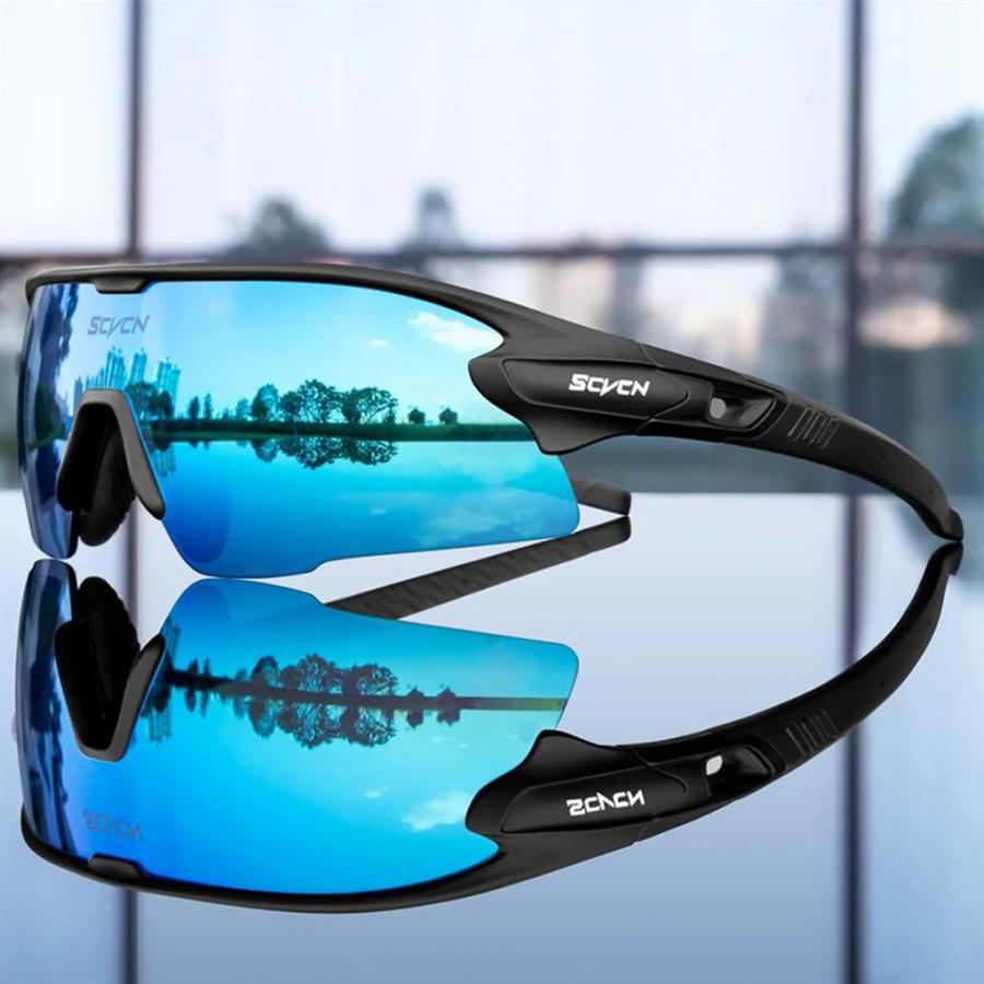 SCVCN S2 Sports Sunglasses-Blue/Black - D Byk Store